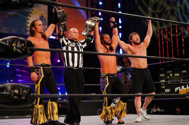 The Young Bucks won the World Tag Team Championships at AEW Full Gear.