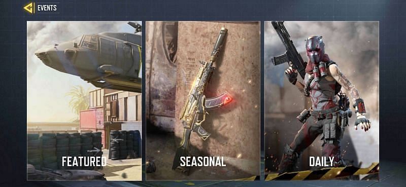 Tap on the Featured tab to see the current challenges (Image via Activision)