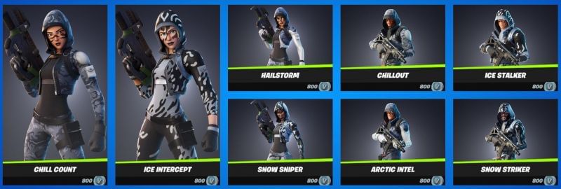 The Permafrost set (Image via Epic Games)