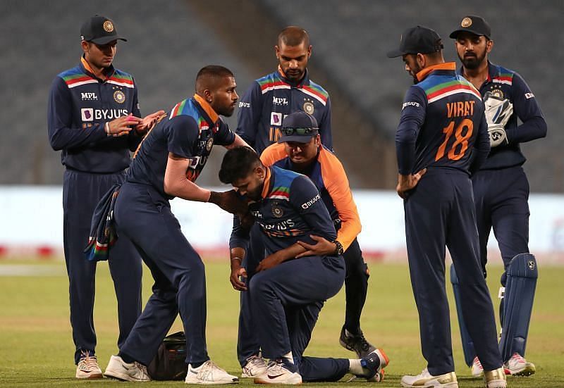 Shreyas Iyer injured himself in the ODI series against England