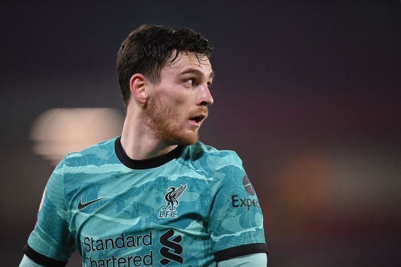 Andrew Robertson in action for Liverpool