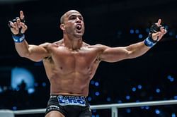 Watch: Eddie Alvarez gets emotional after getting disqualified in ONE Championship on TNT 1 event