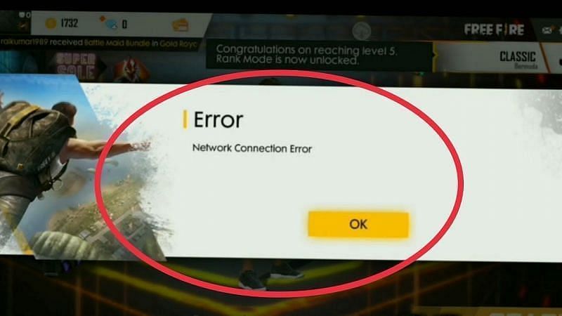 Steps for fixing the &#039;Network Connection Error&#039; in Garena Free Fire (Image Credits: SBS TECH/YT)