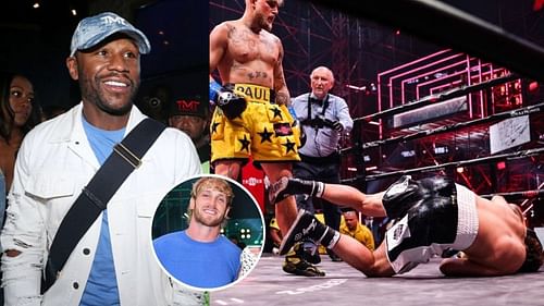 Logan Paul has something to say to Floyd Mayweather following brother Jake Paul's win