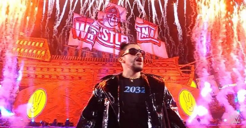 Bad Bunny shows impressive moves during his WrestleMania debut