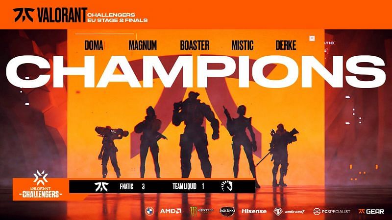 Fnatic wins VCT EU Challengers 2 (Image from Fnatic&#039;s Twitter)