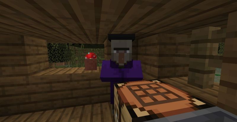 Upon dying, witches can drop one off seven items (Image via Minecraft)