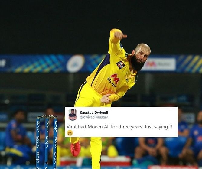 "Gajab beijjati hai yaar!"- Fans roast RCB as Moeen Ali destroys RR