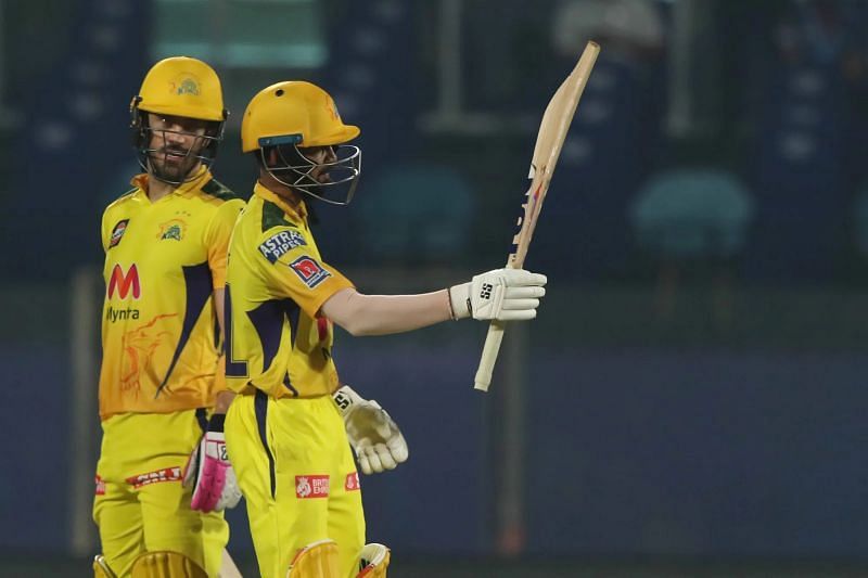 CSK openers Faf du Plessis and Ruturaj Gaikwad. Pic: IPLT20.COM