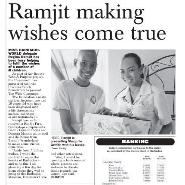 Regina Ramjit making news