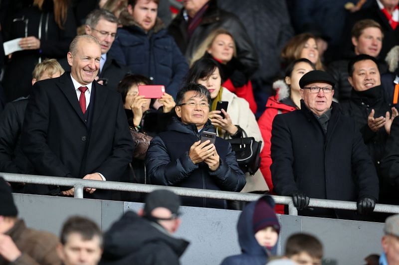 Gao Jisheng at a Southampton game