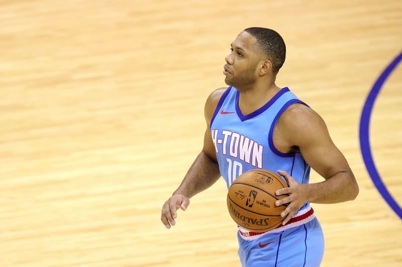 Eric Gordon of the Houston Rockets in action