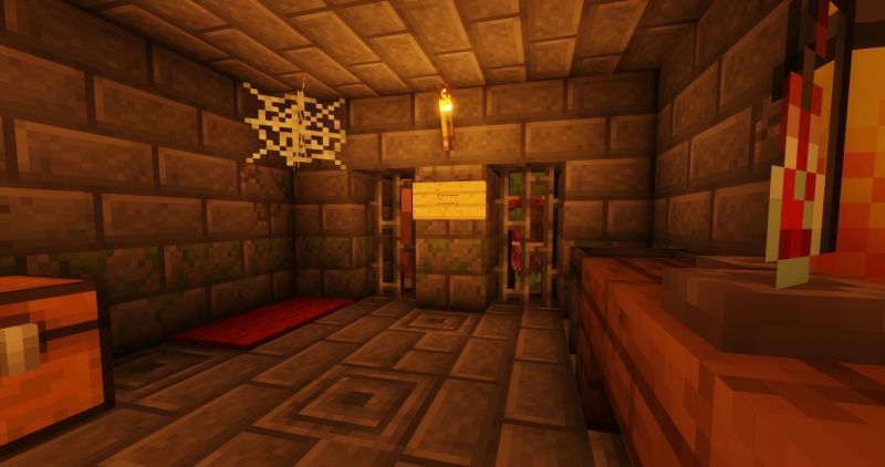 Shown: A secret basement. What types of tests are being done here? (Image via Minecraft)