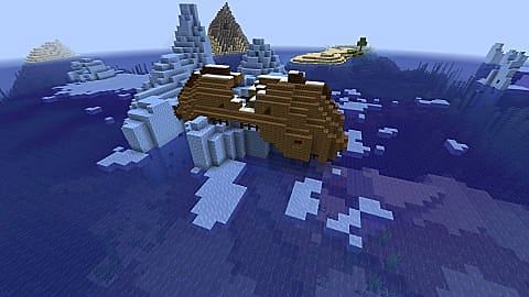 Iceberg and snow biomes (Image via gameskinny)