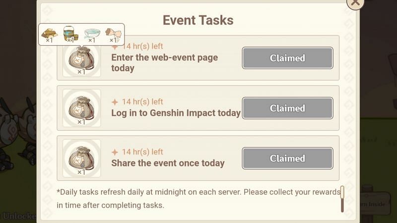 Genshin Impact Hilidream Camp Web Event How To Craft Furnishing And Get Primogems 7038
