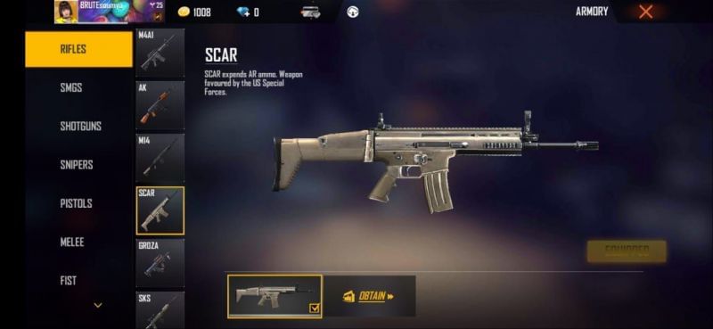 Scar is a well-balanced AR