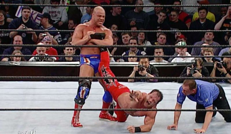 Kurt Angle vs. Chris Benoit - WWE Royal Rumble 2003