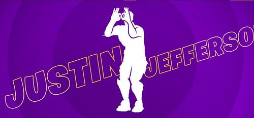 Justin Jefferson Griddy emote in Fortnite Season 6: Everything players need to know about the latest Icon Series (Image via Epic Games)