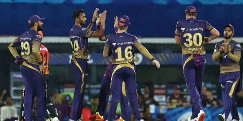 KKR&#039;s bowling unit successfully defended their total