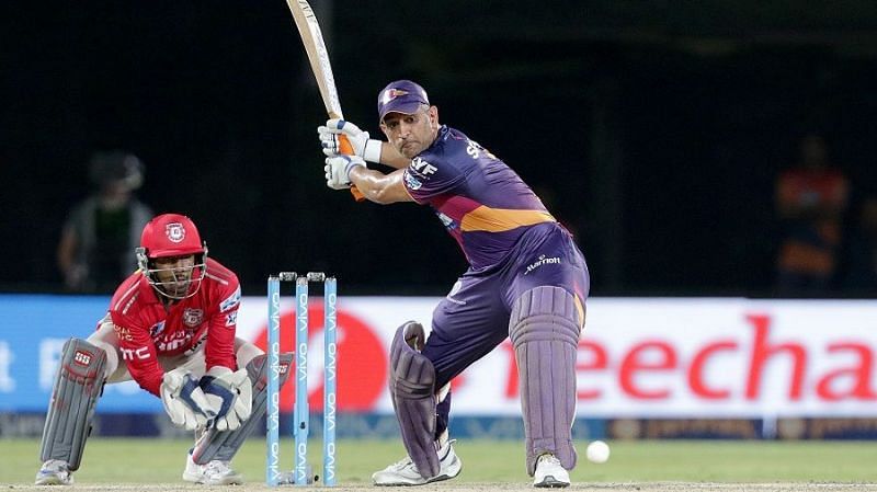 MS Dhoni scored an incredible 23 runs in the last over to help RPS snatch victory from PBKS
