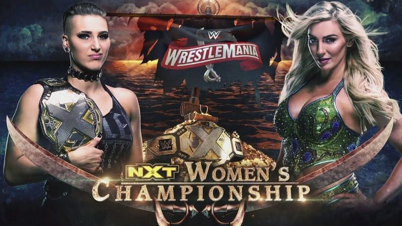 Match Graphic for Charlotte Flair vs Rhea Ripley