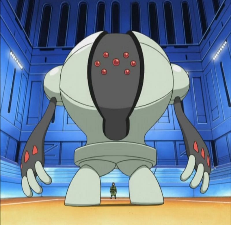 Registeel in the anime (Image via The Pokemon Company)