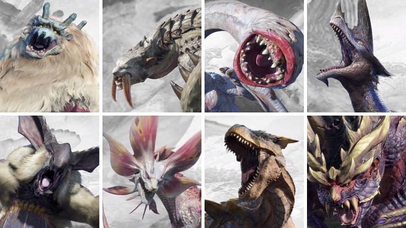 Monster Hunter Rise monster list