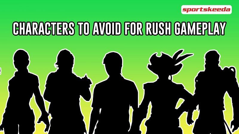 Characters that the players should not pick during rush gameplay (Image via Sportskeeda)