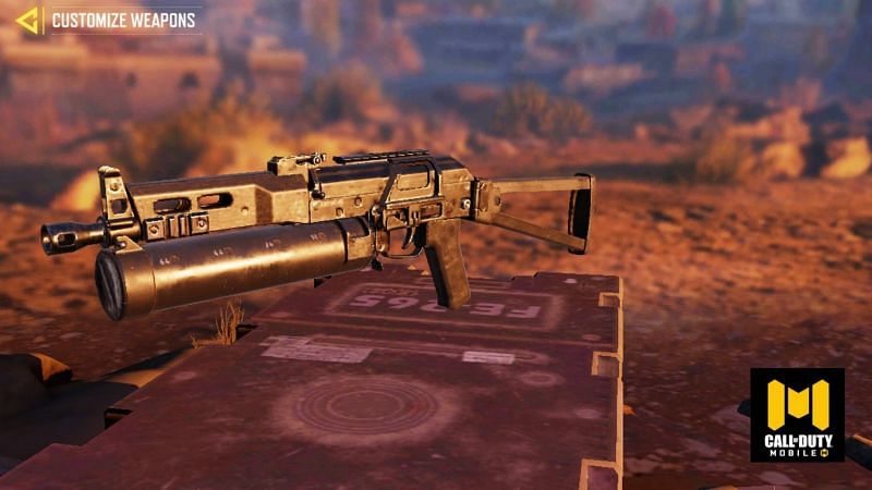 PP19 Bizon is up for grabs in Free Battle Pass of COD Mobile (Image via Activision)