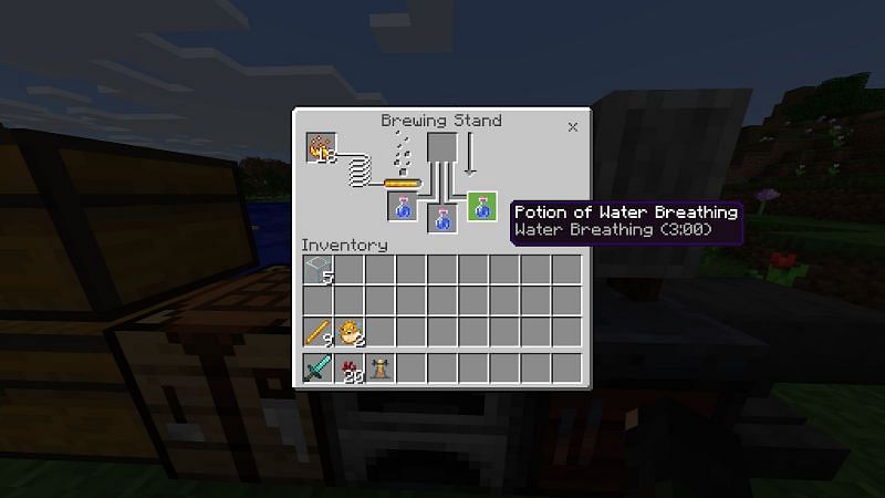minecraft water breathing potion