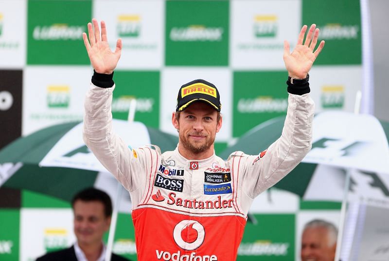 Button&#039;s last F1 win was also McLaren&#039;s last win. Photo: Clive Mason/Getty Images.