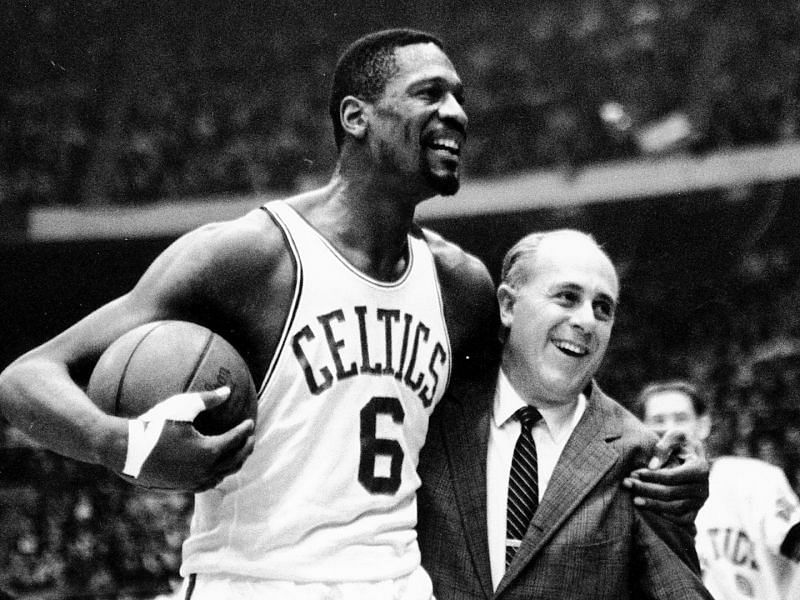 Bill Russell (left) and Red Auerbach