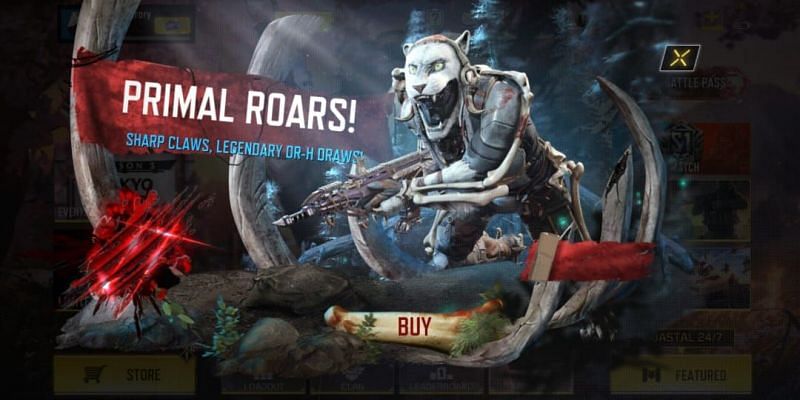 Primeval redux is the latest addition in lucky draws of season 3 (Image via Activision)