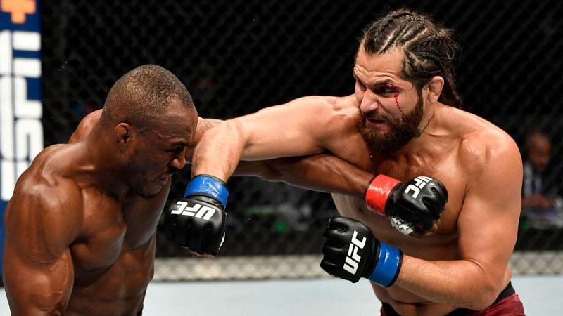 Kamaru Usman (left); Jorge Masvidal (right)