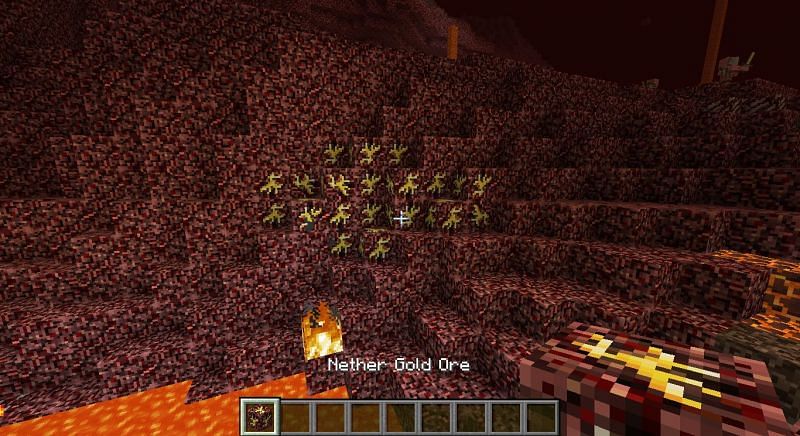 Nether gold ore (Image via Minecraft.curseforge)