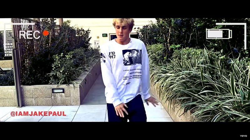 Jake Paul dancing to Hit The Quan (Image via iLoveMemphisVEVO, YouTube)