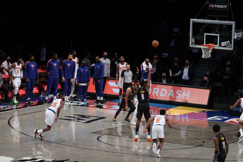 New York Knicks v Brooklyn Nets