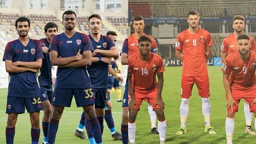 Al Wahda (L) and FC Goa will play their second match in the 2021 AFC Champions League on Saturday (Image Credits: AFC)