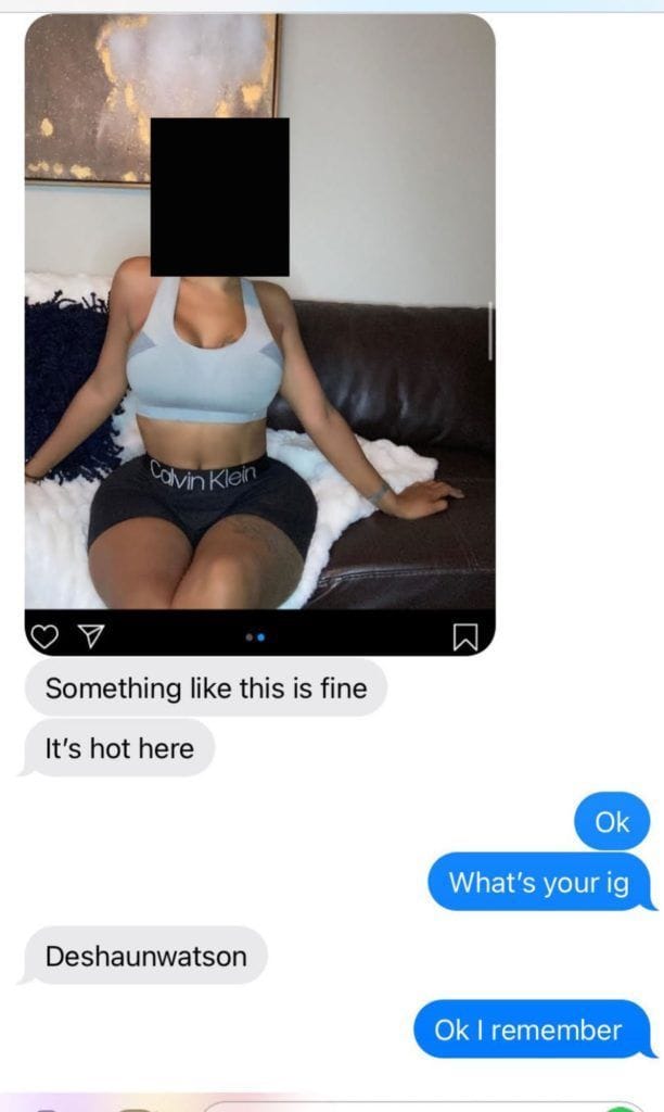 NFL: Deshaun Watson's text messages and DMs to massage therapist leak online