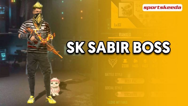 SK Sabir Boss is one of the most popular Free Fire content creators hailing from India