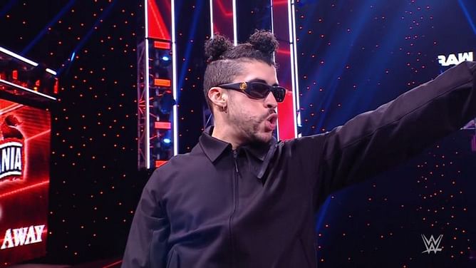 What is Bad Bunny's WWE status following WrestleMania 37?