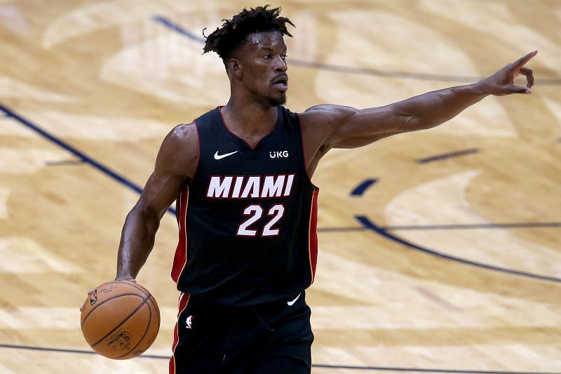 Jimmy Butler (#22) of the Miami Heat.