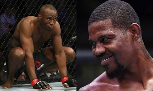 Kamaru Usman (left); Kevin Holland (right)