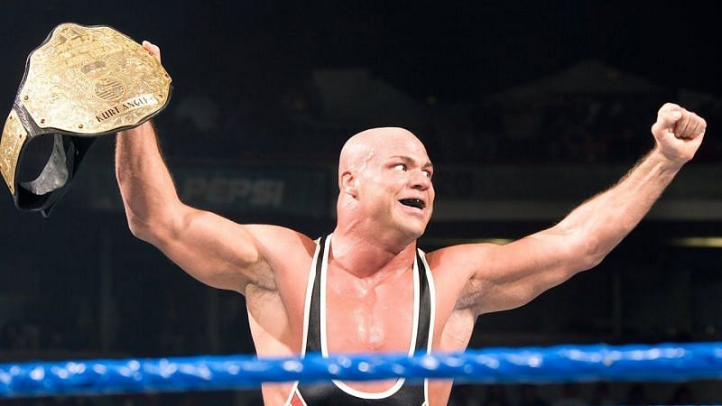 Kurt Angle as WWE World Heavyweight Champion