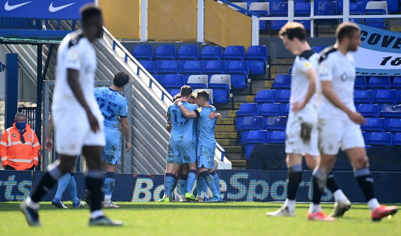 Coventry City will take on Huddersfield Town