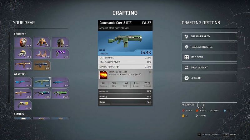 Outriders crafting guide: Resources (Image via ITZ JIMBO, YouTube)