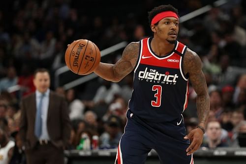 Bradley Beal (#3) of the Washington Wizards