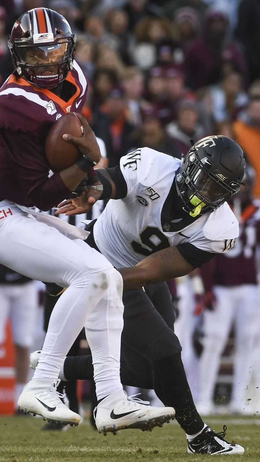 How Wake Forest's Boogie Basham earned his way into opposing backfields -  The Athletic