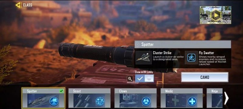 Spotter Class in COD Mobile