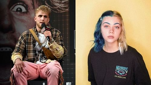 YouTube star Jake Paul (left), TikTok personality Justine Paradise (right)